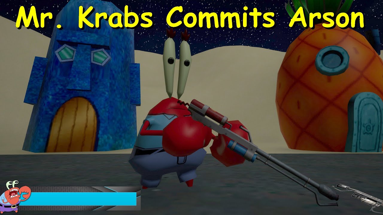 Mr Krabs Commits Arson Full Playthrough Gameplay