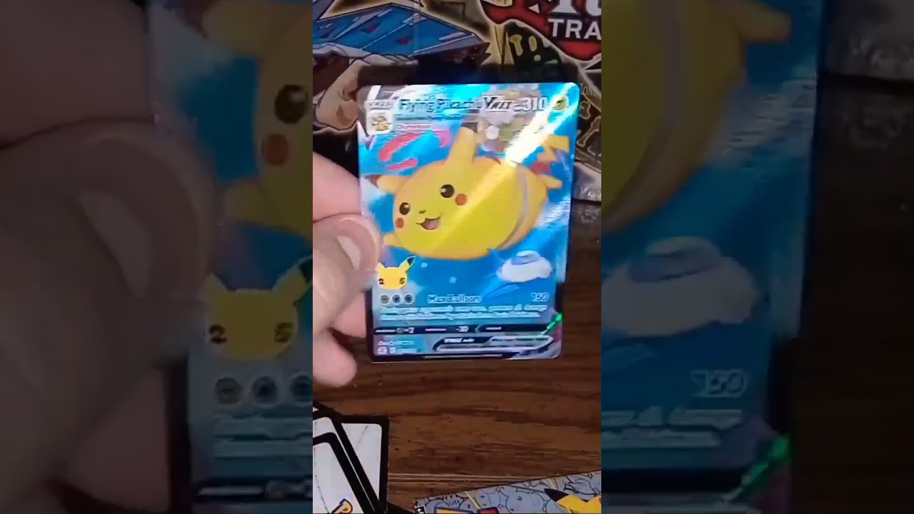Pulling A Flying Pikachu VMAX Out Of Pokemon Celebrations! #pokemon #pokemoncards