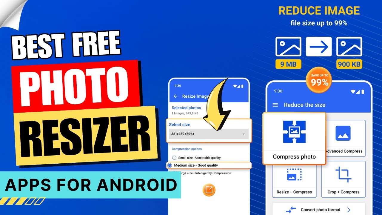 5 Best Free Photo Resizer App for Android | Image Resizer App ✅ | Photo Size Reducer App