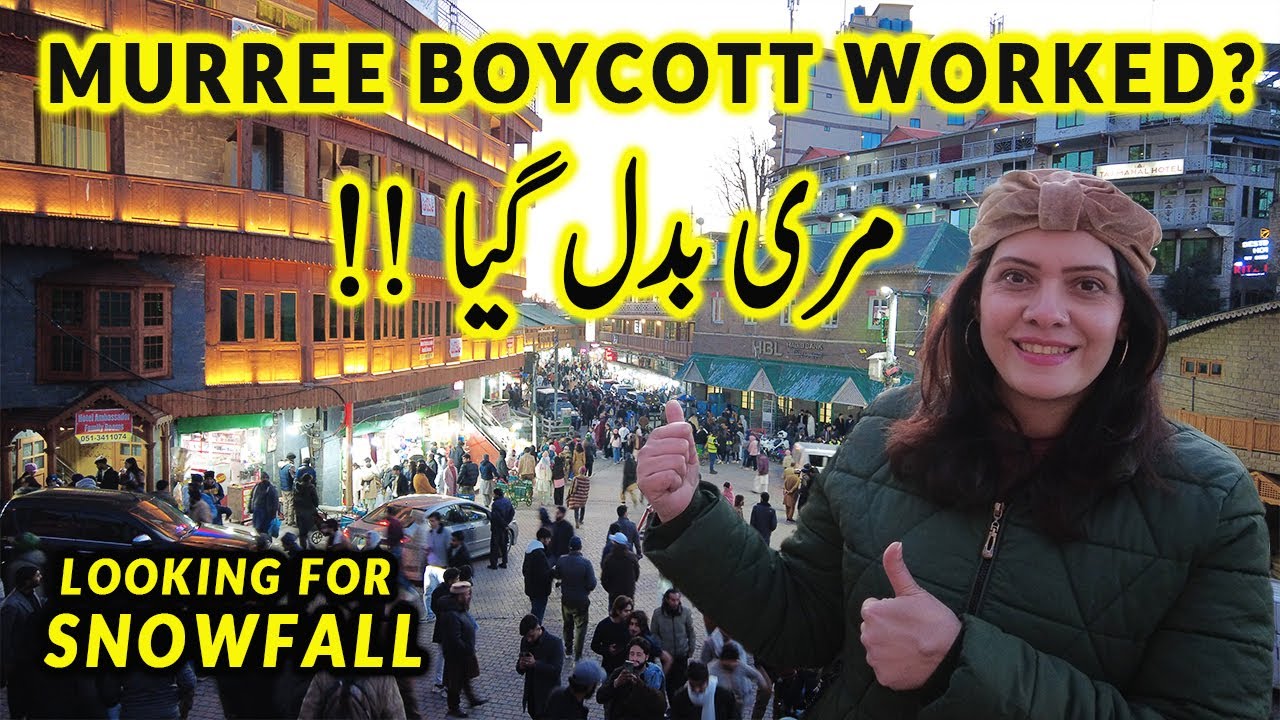 MURREE BOYCOTT Worked? Is Murree safe for Families? Walking Tour of Murree Mall Road & Kashmir Point