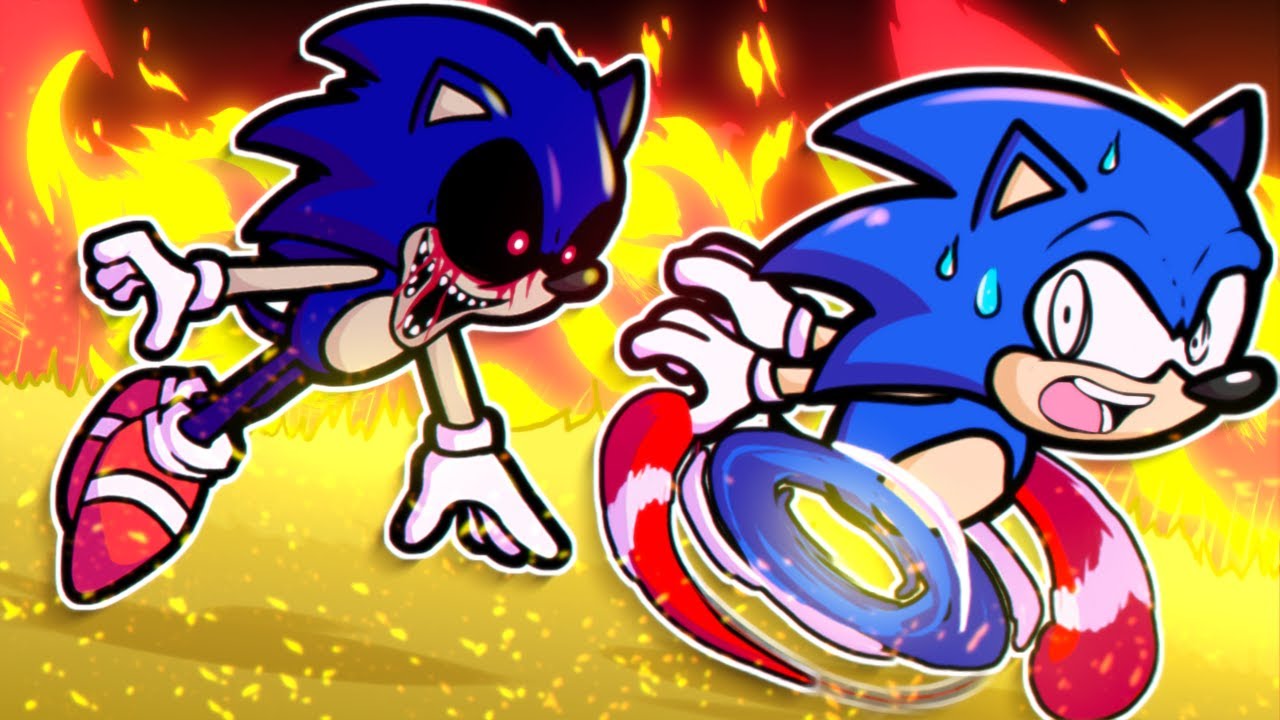 O MOD MAIS ASSUSTADOR DE TODOS FICOU AINDA PIOR! SONIC.EXE VS SONIC (Friday Night Funkin)