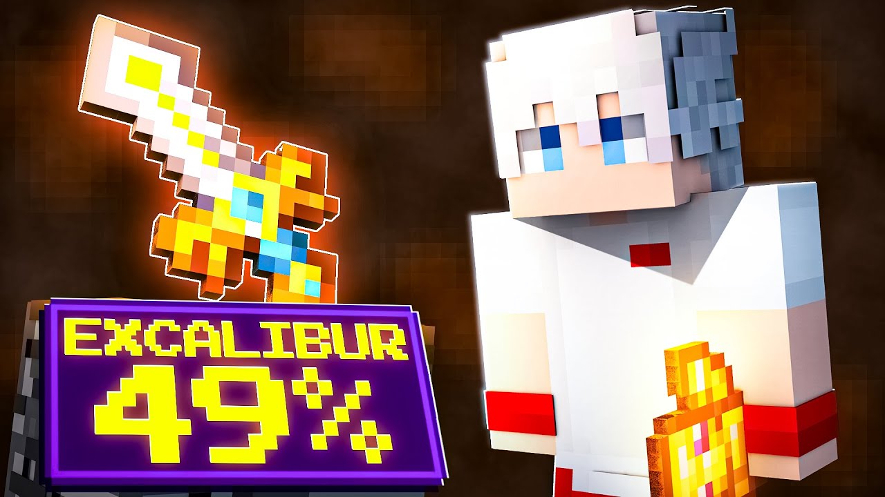 JAK ZDOBYŁEM EXCALIBUR I TOTEM UŁASKAWIENIA W MINECRAFT NA ANARCHIA.GG