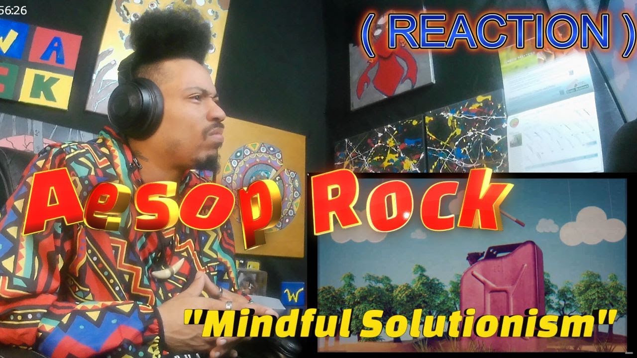 I'm Out The BAG!! |  Aesop Rock Mindful Solutionism (REACTION!)