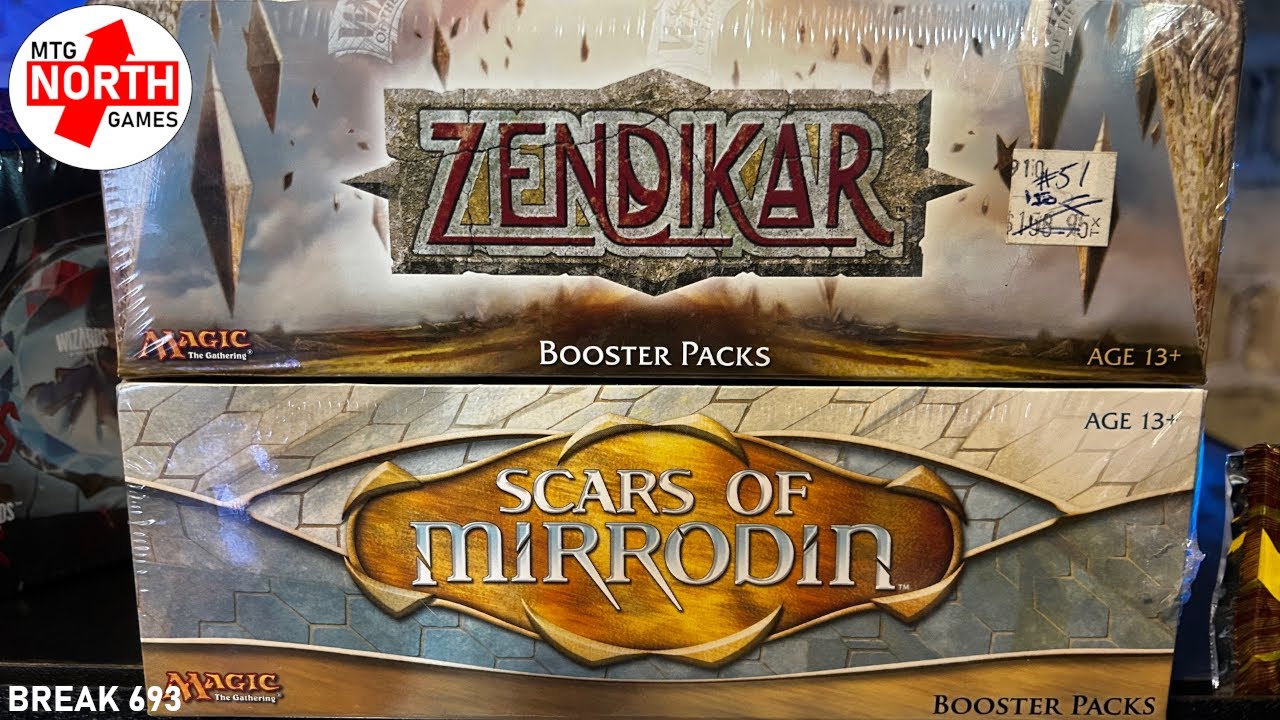 Zendikar & Scars of Mirrodin Booster Box Opening! Part 3 Old Modern Foil Hunt
