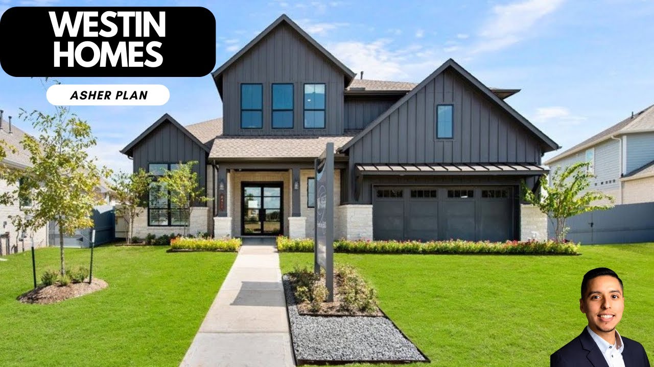 Westin Homes | Fulshear Lakes| Asher Plan | 3,615 SF | 5 Beds | 4 Baths | Fulshear, TX