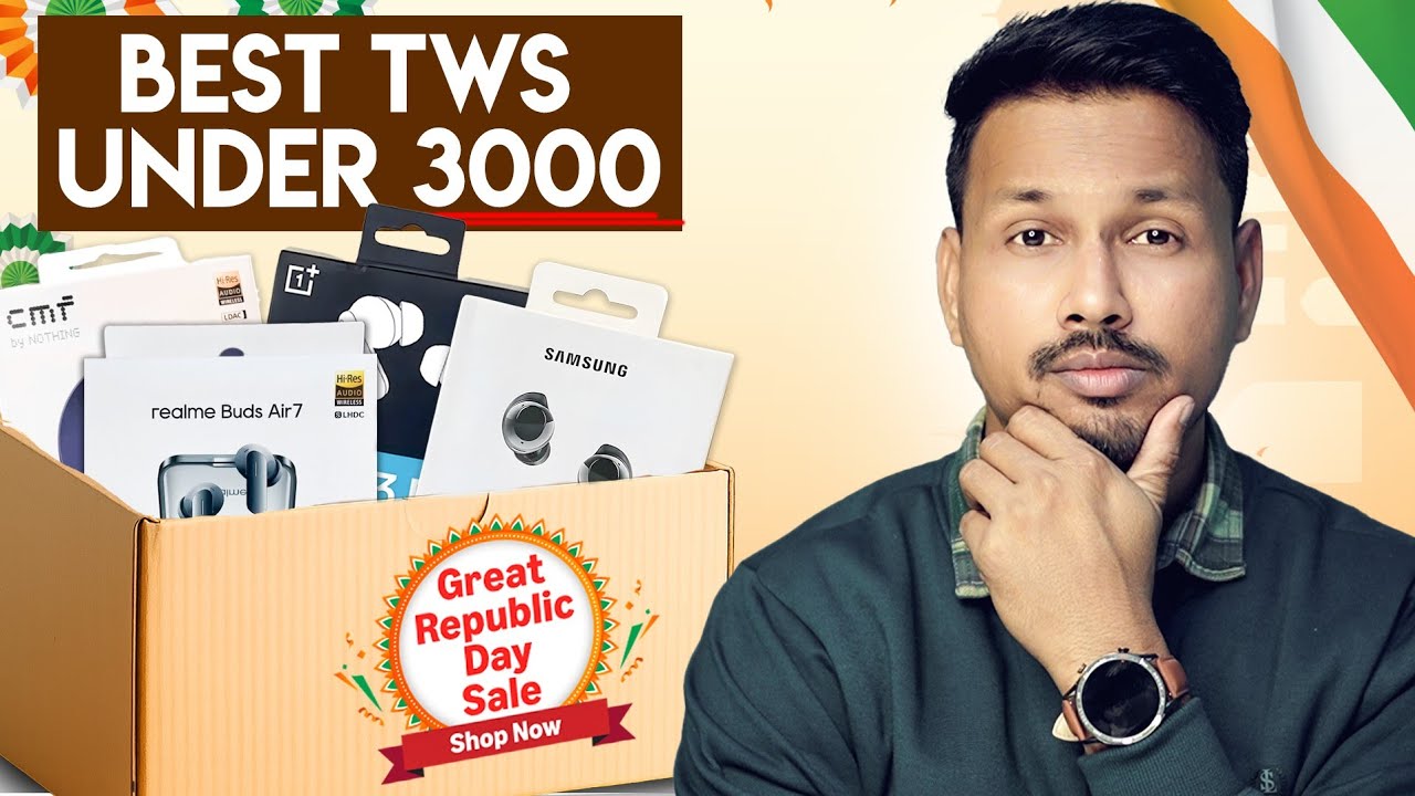 Best Tws Earbuds Under ₹3000 To Buy Amazon Great Republic Day Sale 2026 | Best 4 Earbuds Under ₹3000