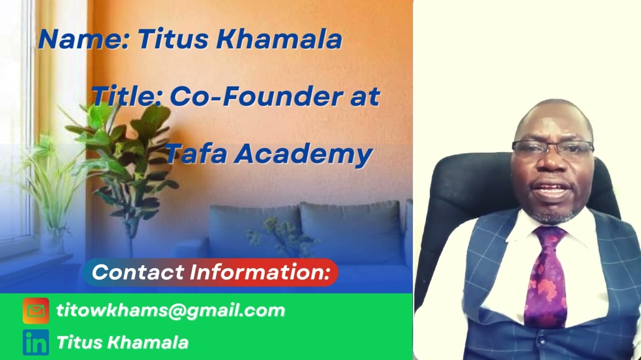 Tafa Academy was born out of a desire to give every learner a chance to succeed.