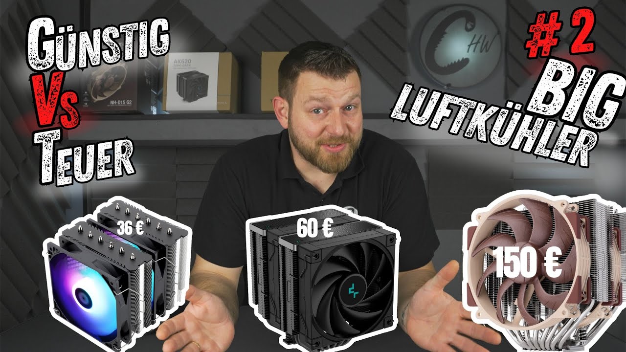 Gro&szlig;e Luftk&uuml;hler im Vergleich | G&uuml;nstig VS Teuer #2
