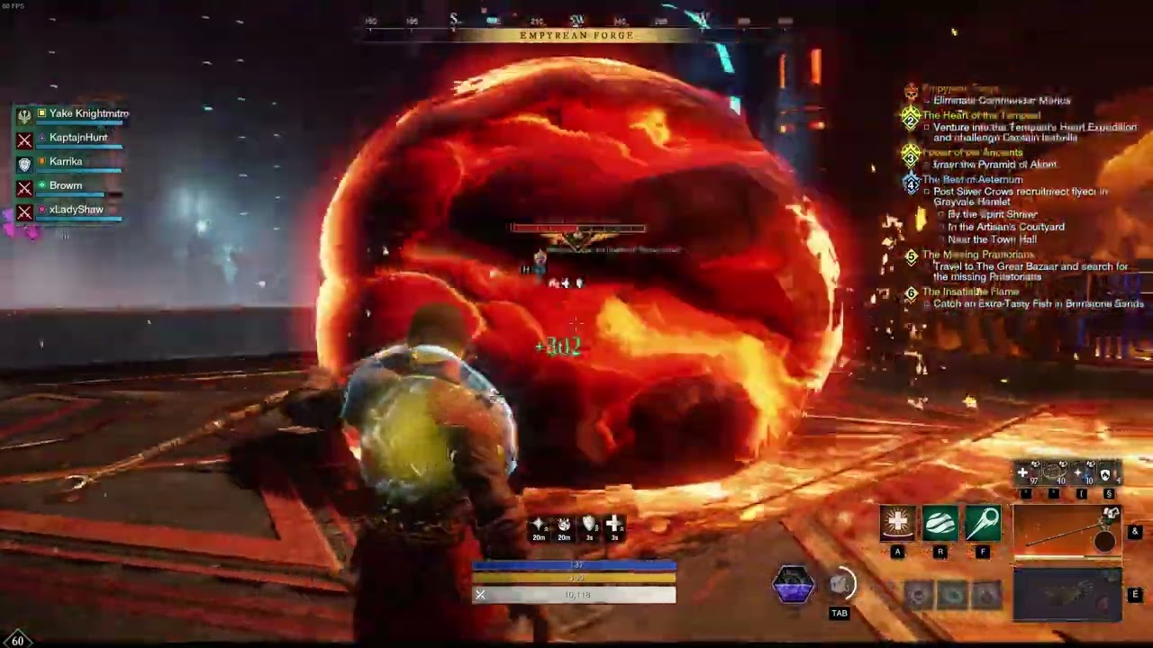 Empyrean Forge - Commander Marius Fight  - Healer Life Staff PoV