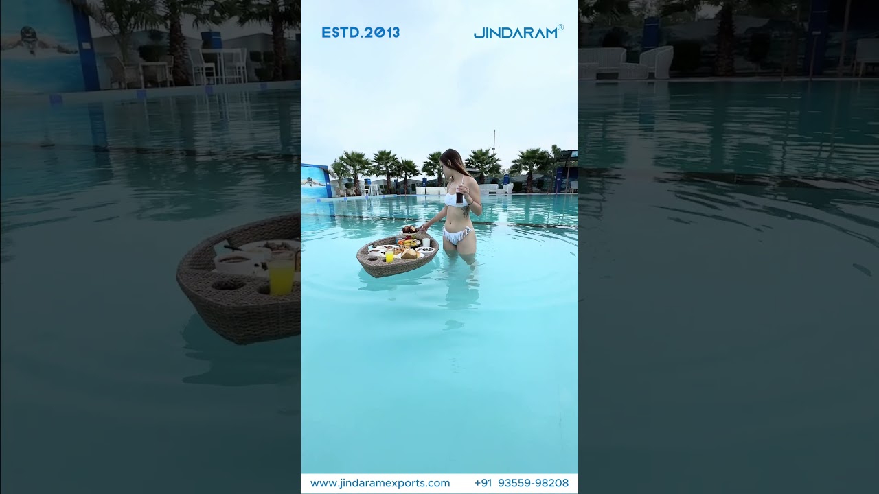 Boat Shape Floating Tray by JINDARAM