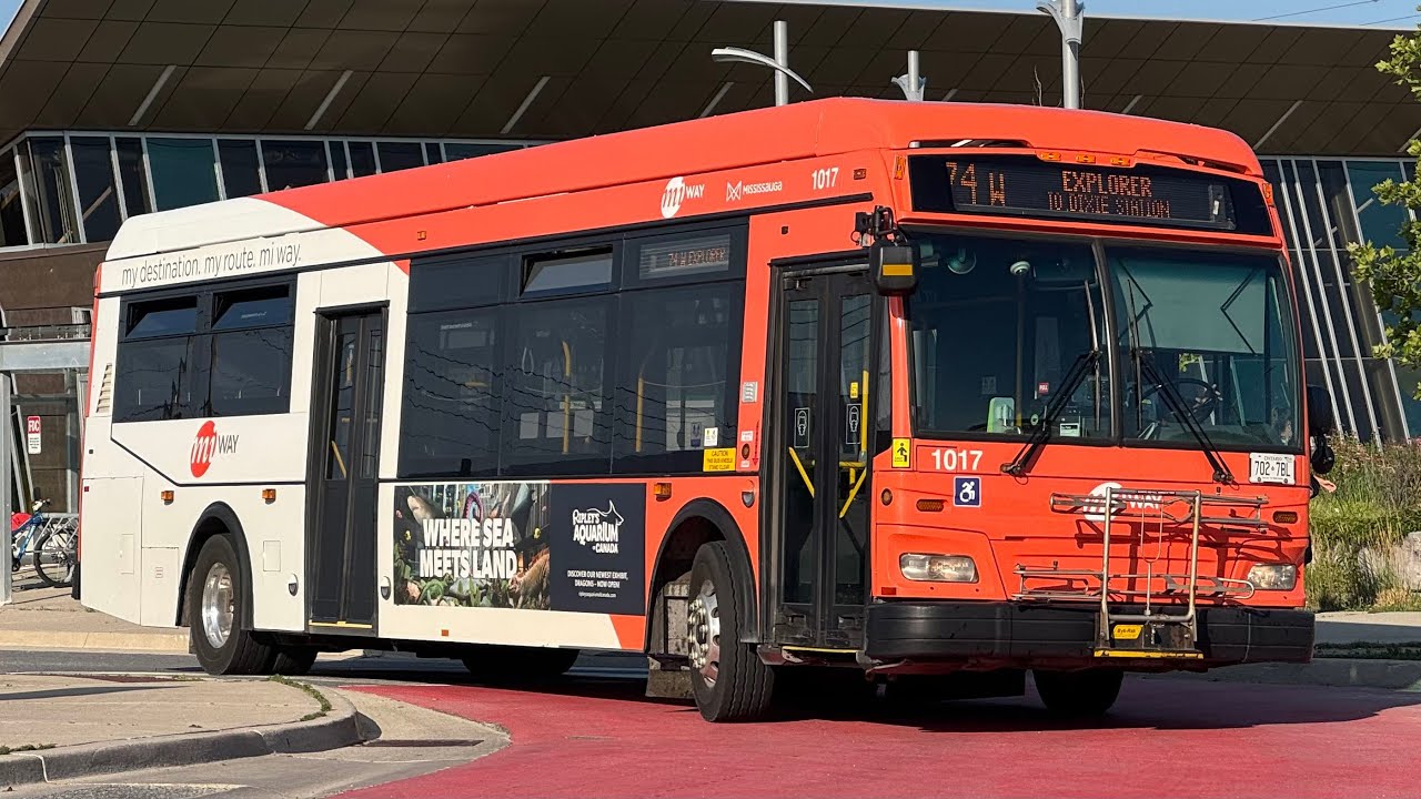 [4K] MiWay - Route 74E: Explorer (Orion VII “3G” 1017)