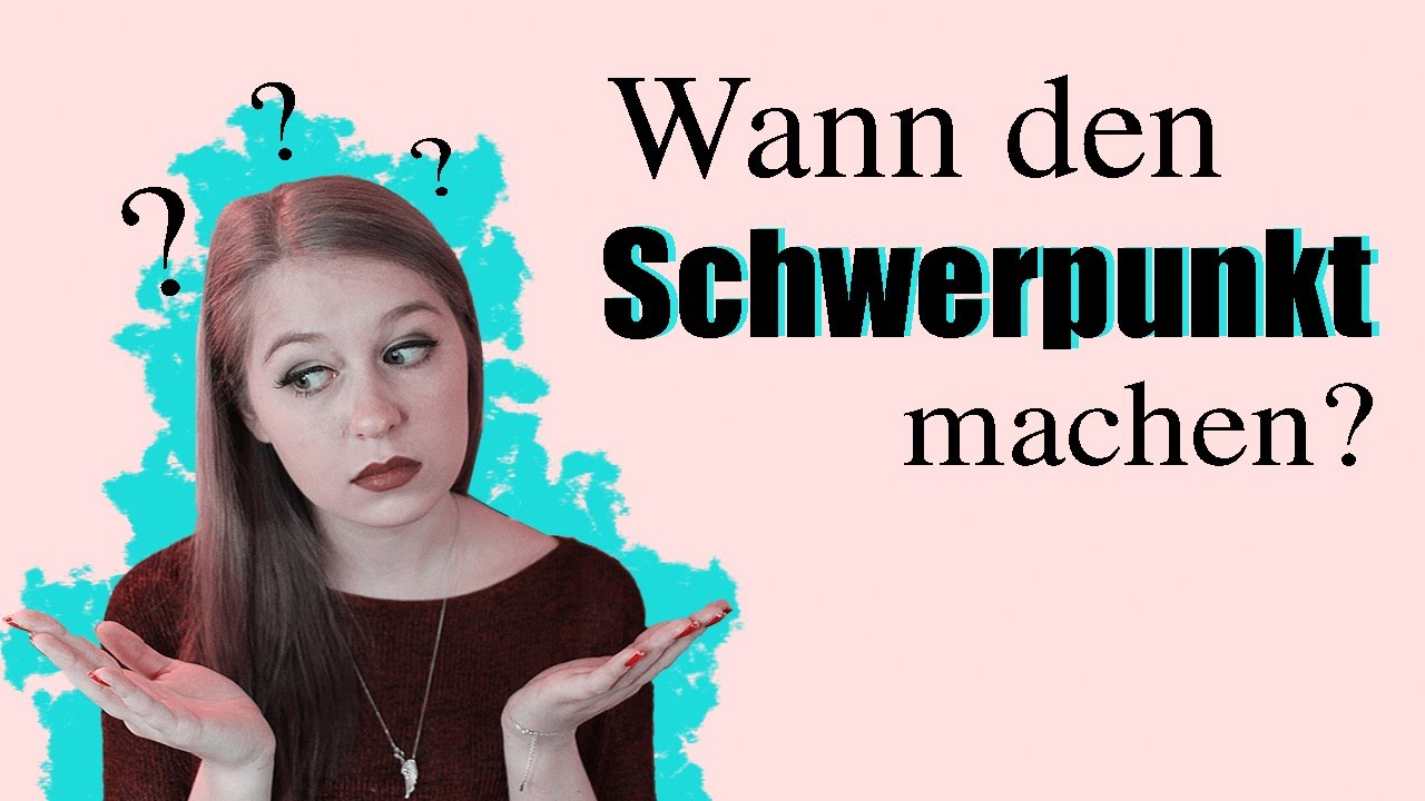 Wann soll ich den SCHWERPUNKT machen? (Jurastudium)