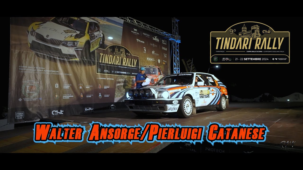 Rally Tindari 2024 - Walter Ansorge/Pierluigi Catanese (Lancia Delta)