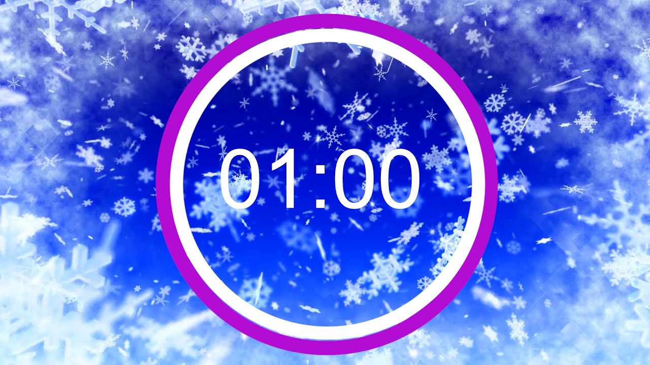 1 Minute Christmas Timer | 1 Minute Christmas Holidays Countdown