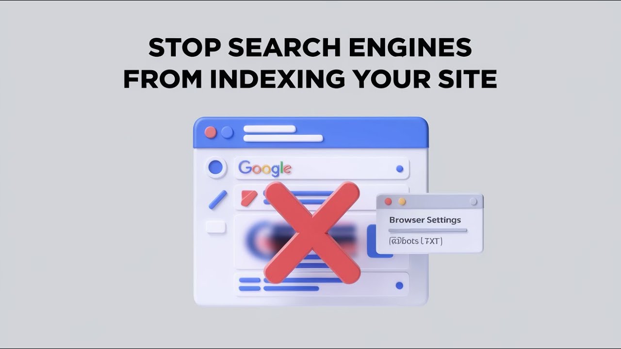 How to Stop Search Engines From Indexing Your Site