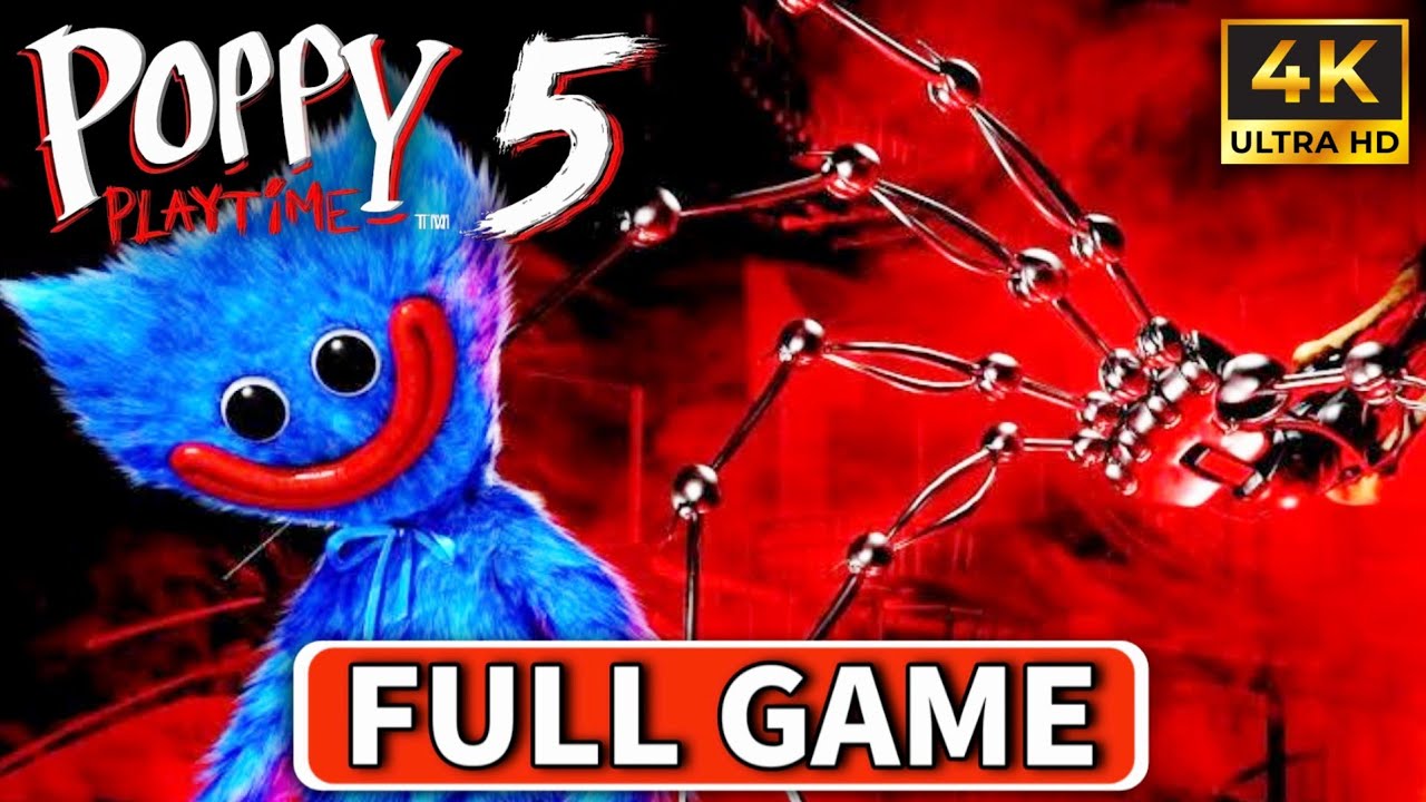 POPPY PLAYTIME CHAPTER 5 Gameplay Walkthrough FULL GAME - No Commentary [4K 60FPS]
