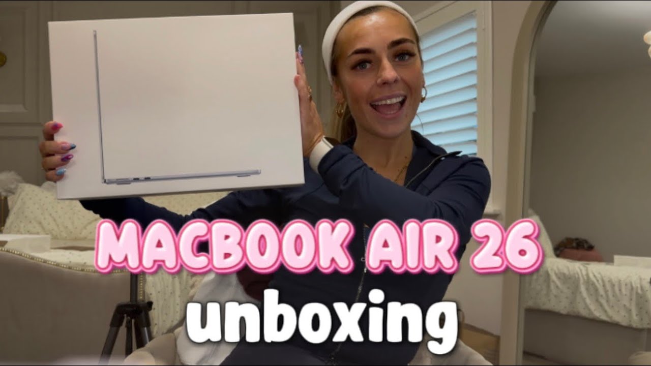 first video / unboxing my MacBook !