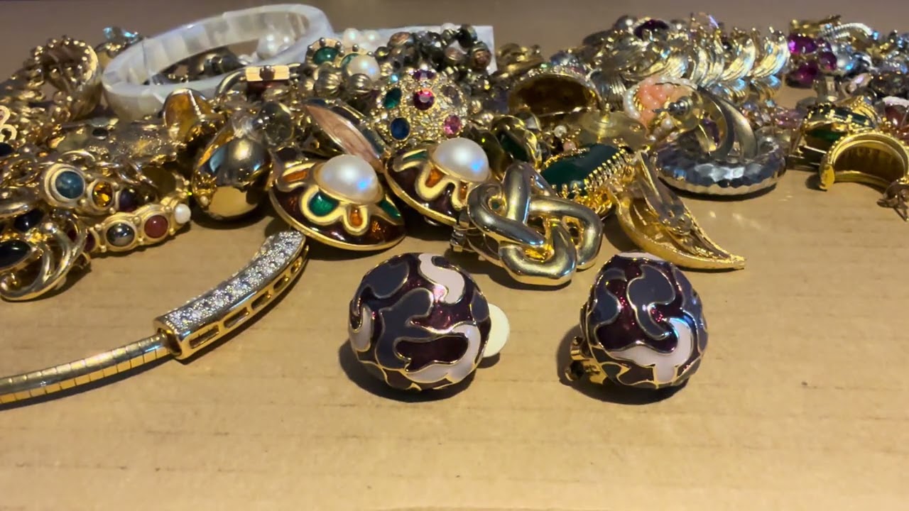 Flea Market Jewelry Haul /My Most Expensive 1 Day Haul 