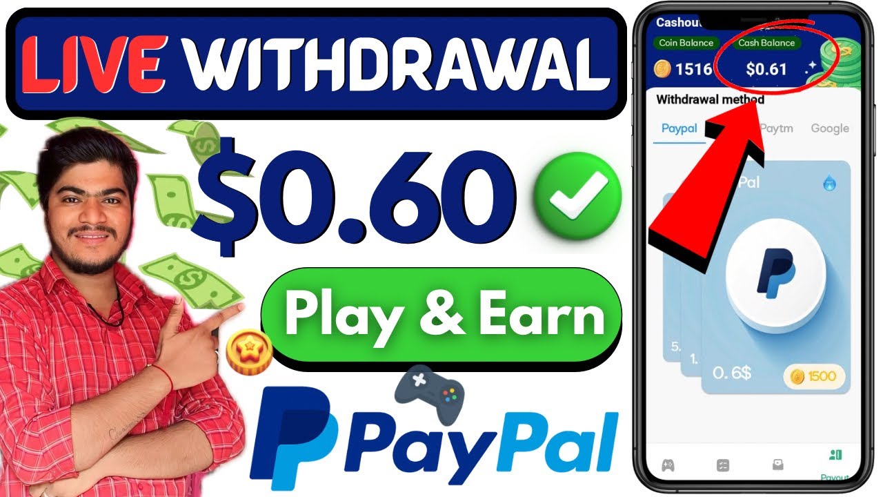 Paypal Earning App With Payment Proof Earn $12 Daily PayPal Cash Live Payment Proof App Play & Earn