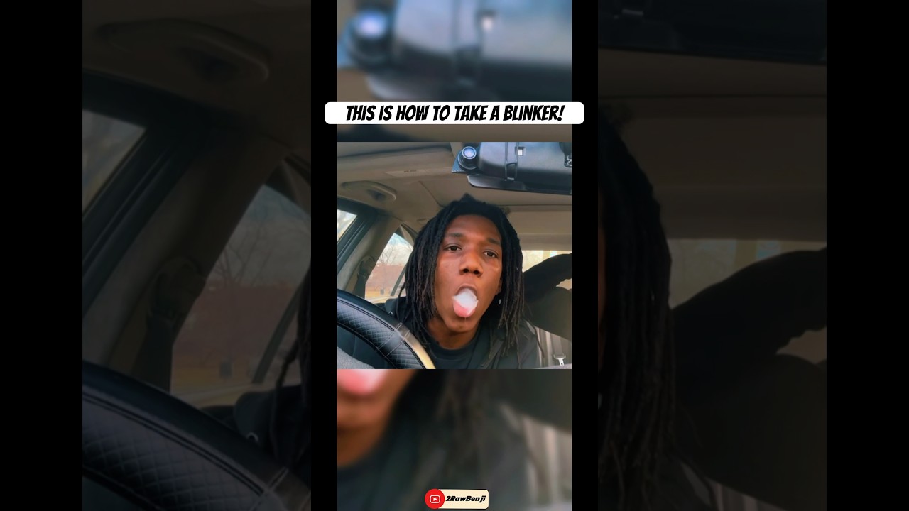 Is this how you hit a blinker?🤣 #2RawBenji #funny #like #relatable #shorts #viral