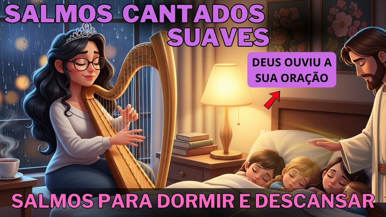 Salmos Cantados de Descanso | Descanse em Paz e Sinta o Cuidado de Deus com a Sua Vida Nessa Noite