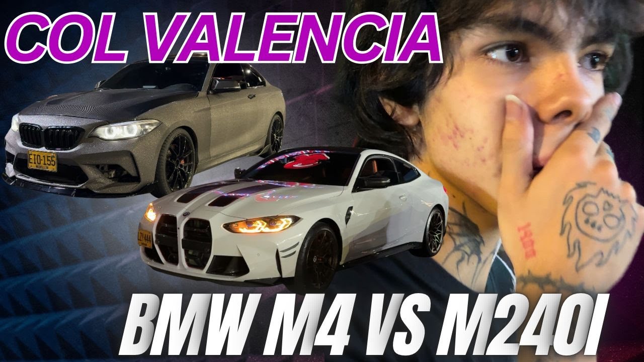 PIQUE BMW M4 CONTRA EL M240I DE COL VALENCIA 2.0