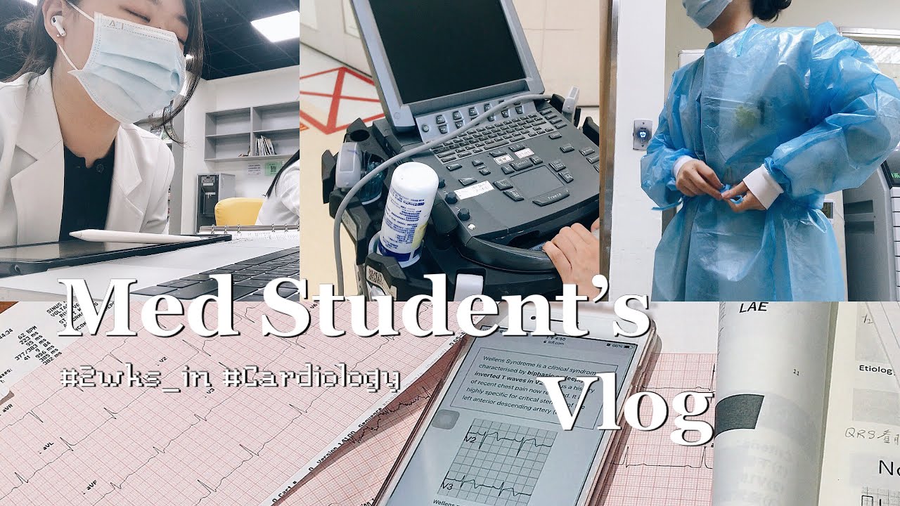 (Eng)醫學生vlog | 2wks心臟內科🩺, 充滿美食的日子🐽 | Taiwan medical student vlog