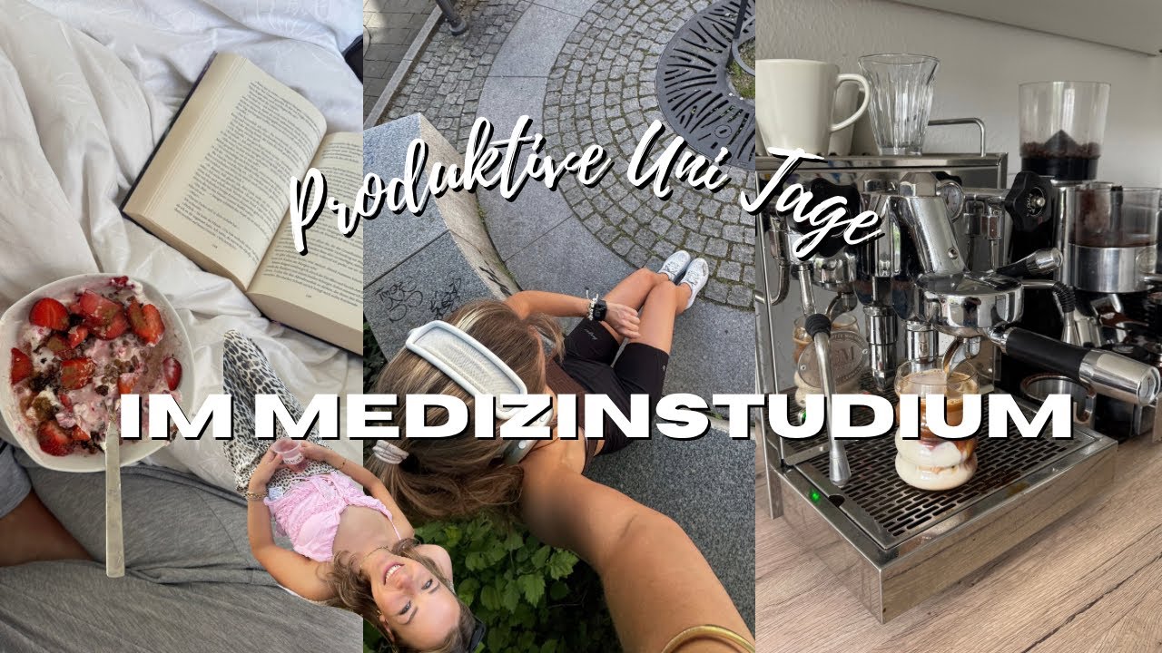 Meine 1. Prüfung im 8. Semester Medizinstudium - Bib Tage, Food Inspo, Sport,… II Marieke Emilia