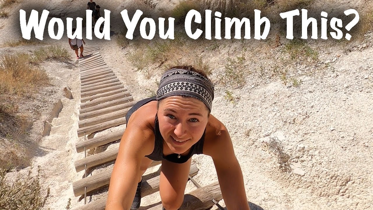 VAN LIFE Through South Dakota | Badlands Notch Trail Ladder Climb and Wind Caves National Park