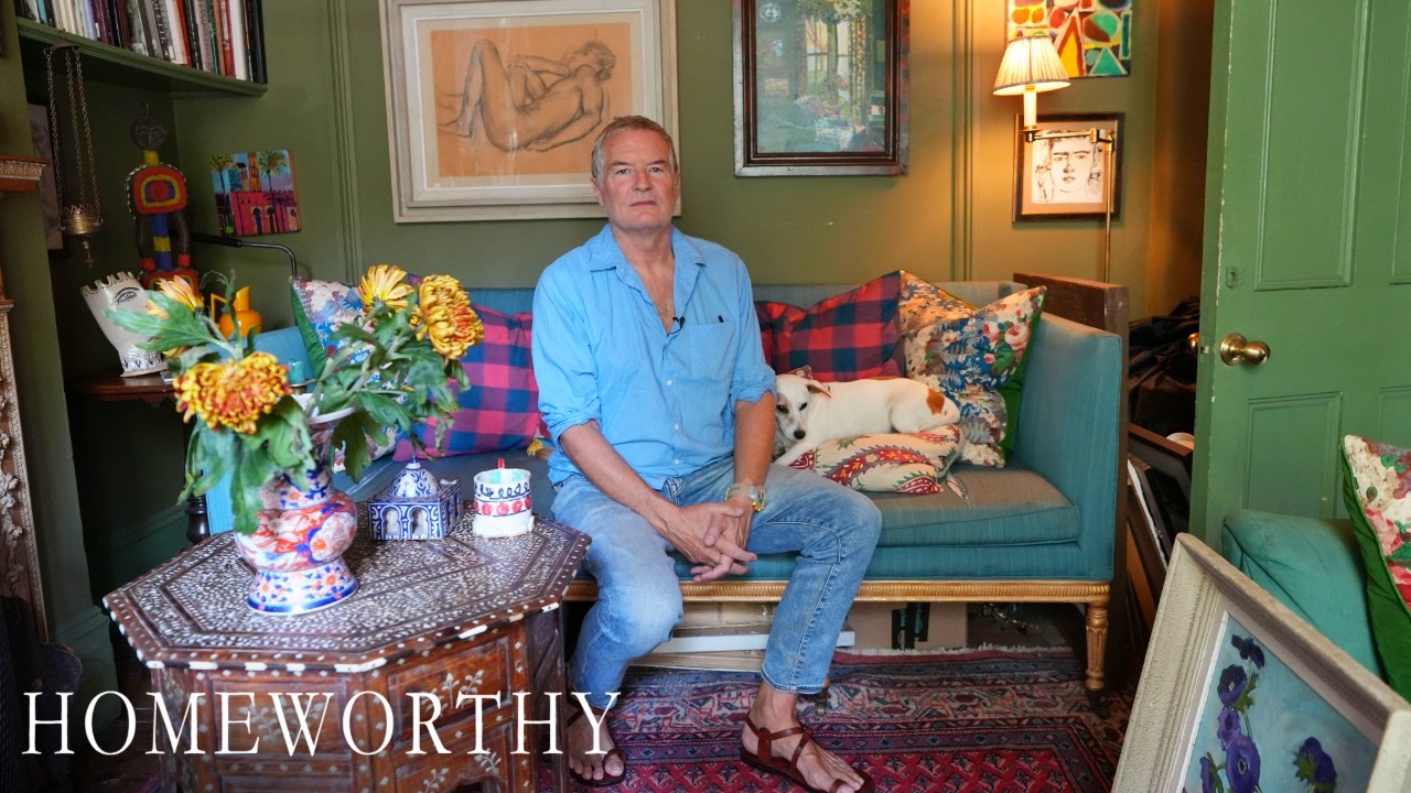 An Artist&rsquo;s Eclectic London Home Filled With Art & Antiques | House Tour