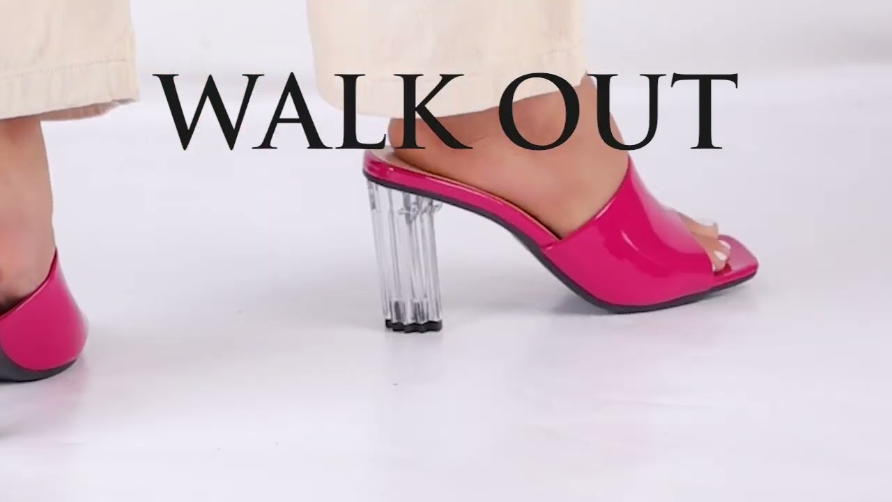 Block Heel Mules | Lemon & Pepper Shoes