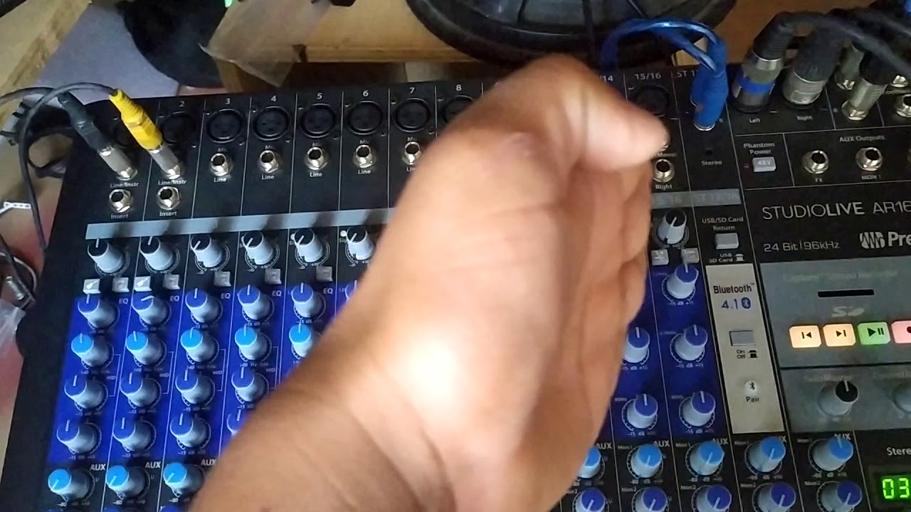 PRESONUS STUDIOLIVE AR16 USB parte1