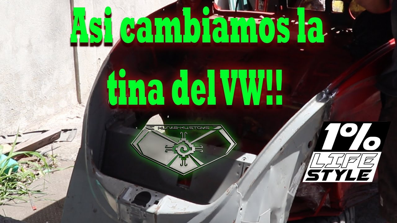 Así cambiamos la tina en un vw!!!