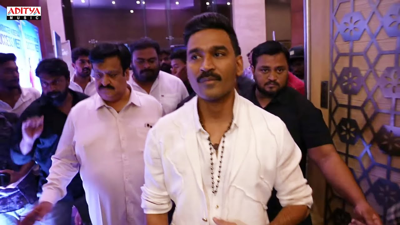 Actor Dhanush Entry @ Kuberaa Blockbuster Success Meet | Nagarjuna,Rashmika | Sekhar Kammula | DSP
