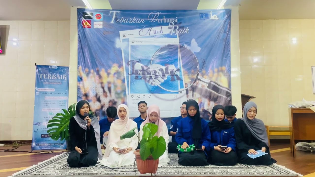 hadroh RUAS (remaja masjid ulul albab sukaluyu) Buka bersama 1447 H