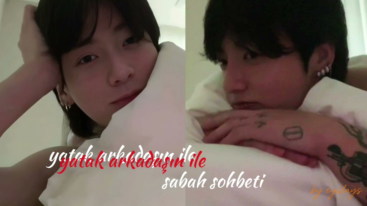 yatak arkadaşın ile sabah sohbeti/ jungkook ile hayal et