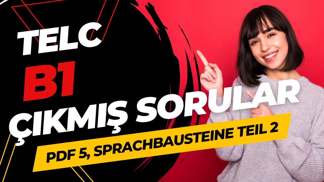 TELC B1 SINAVI, PDF 5 SPRACHBAUSTEINE TEIL 2