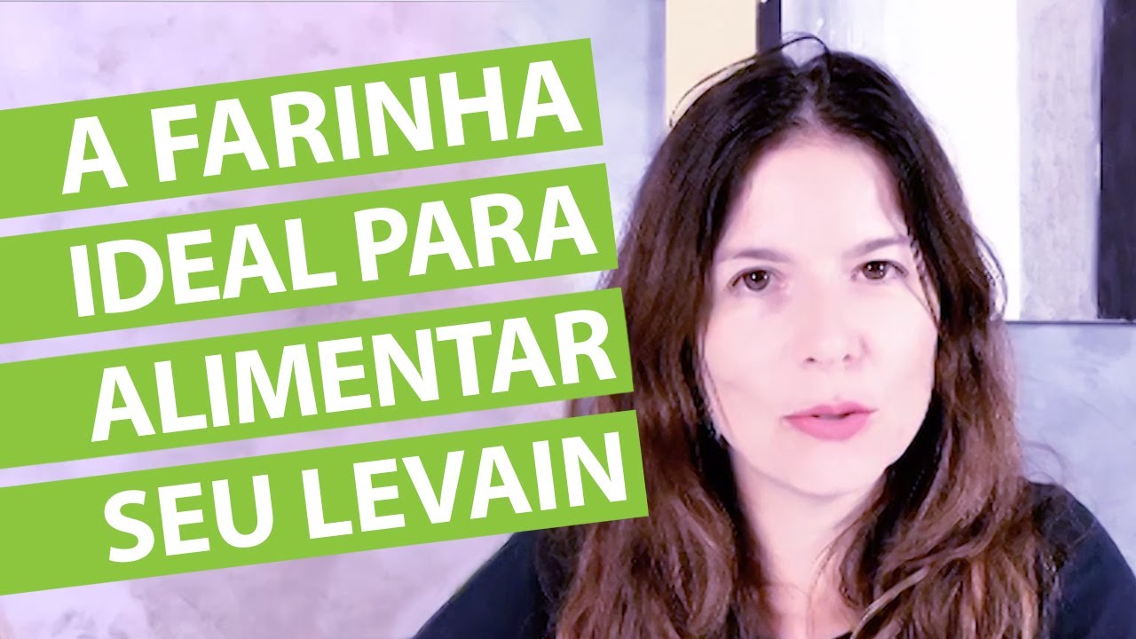 A FARINHA IDEAL PARA ALIMENTAR SEU LEVAIN
