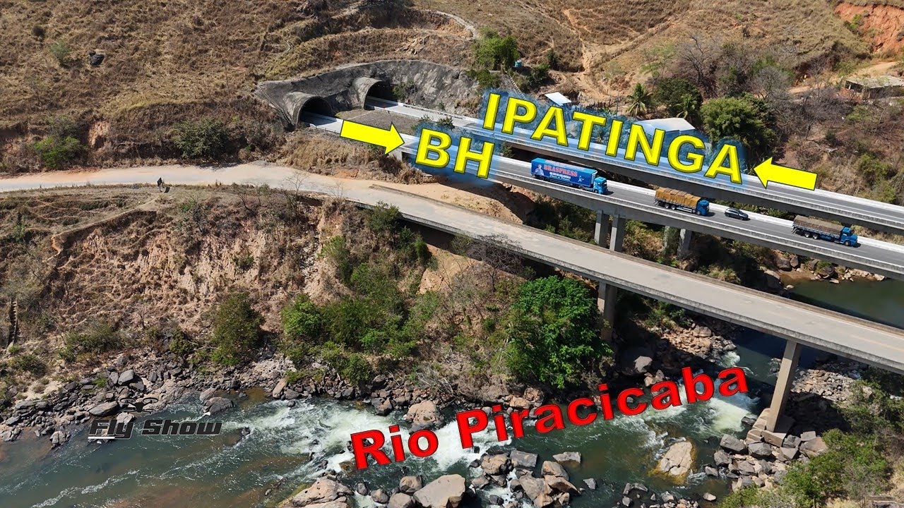 BR 381 - Os 2 TÚNEIS e as 3 PONTES do RIO PIRACICABA!