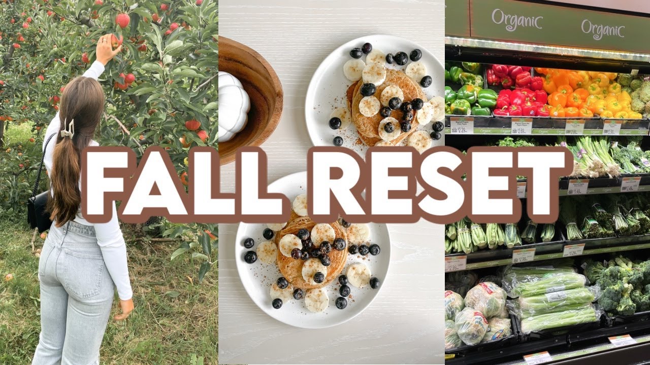 FALL RESET | Healthy Baking, Cleaning, Grocery Shopping, Organizing, Sunday Reset!