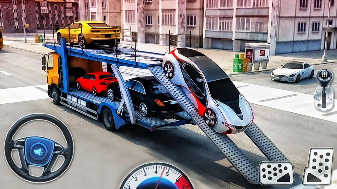 Car Transport Truck Simulator 2022 - Multi Trailer Trucks Driver - Best Android GamePlay