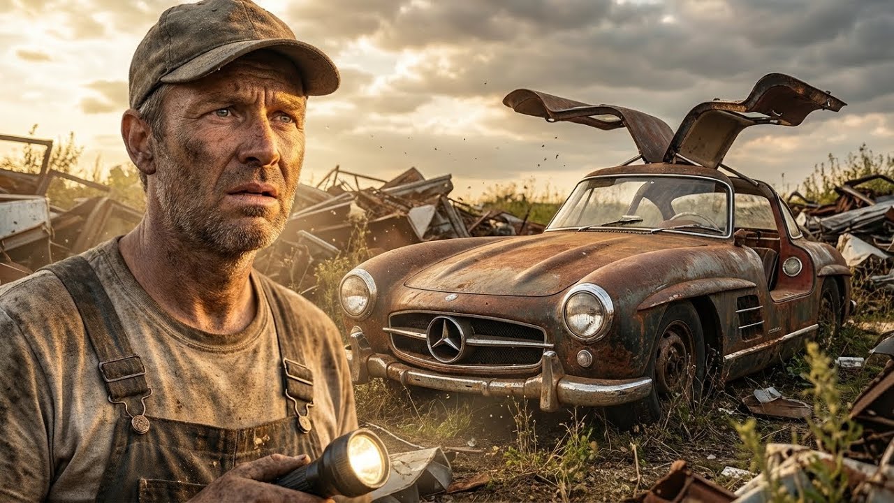 ASMR Car Restoration | 1954 Mercedes-Benz 300 SL Gullwing  From Rust to Showroom Classic
