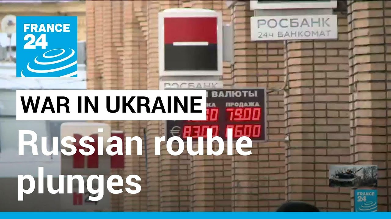 War in Ukraine: Russian rouble plunges to record low • FRANCE 24 English