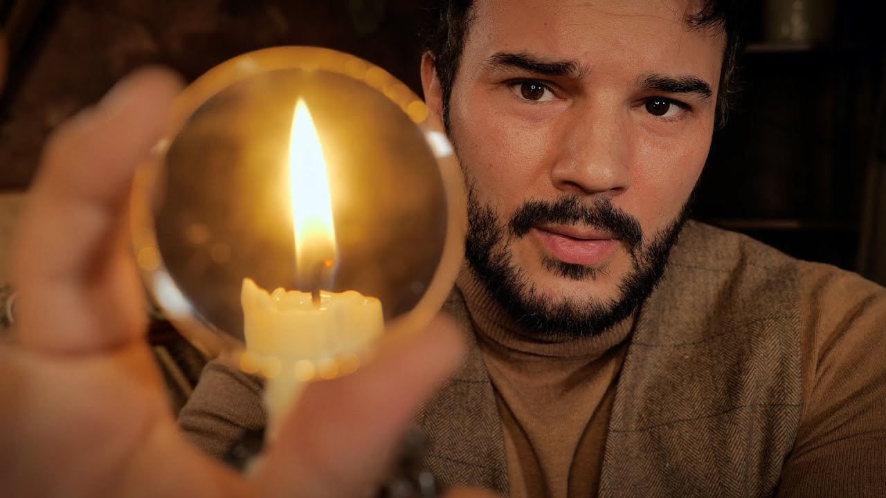 ASMR for Pain Relief | Low Light Vintage Eye Exam (Extended Sleep Version) Close Personal Attention