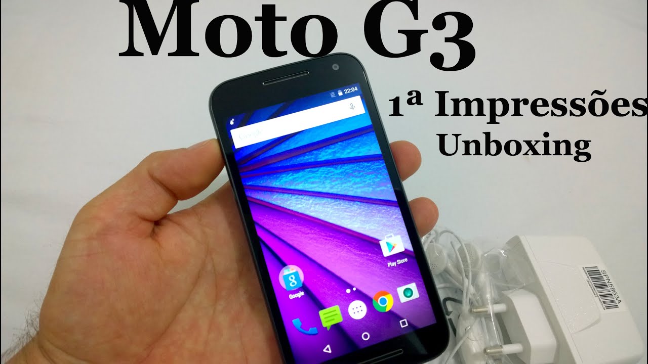 Moto G3 - 8GB Primeiras Impressões