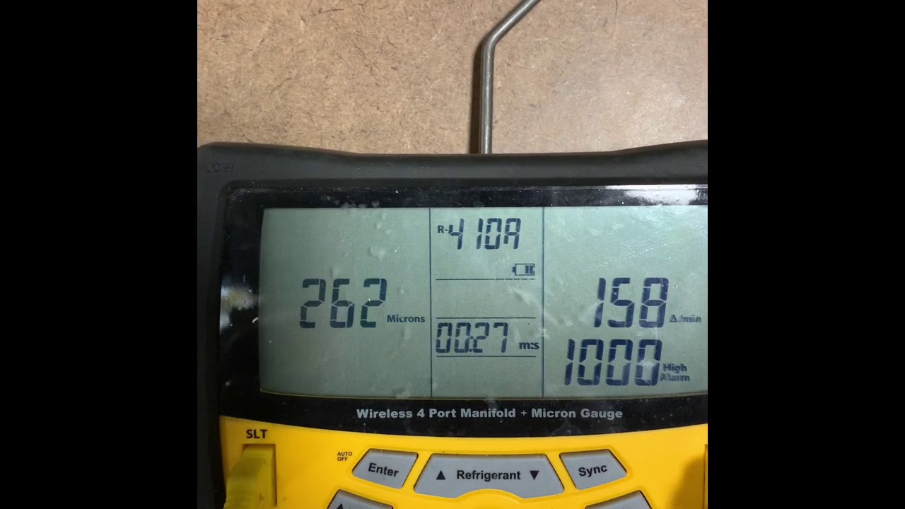Sman micron gauge decay testing
