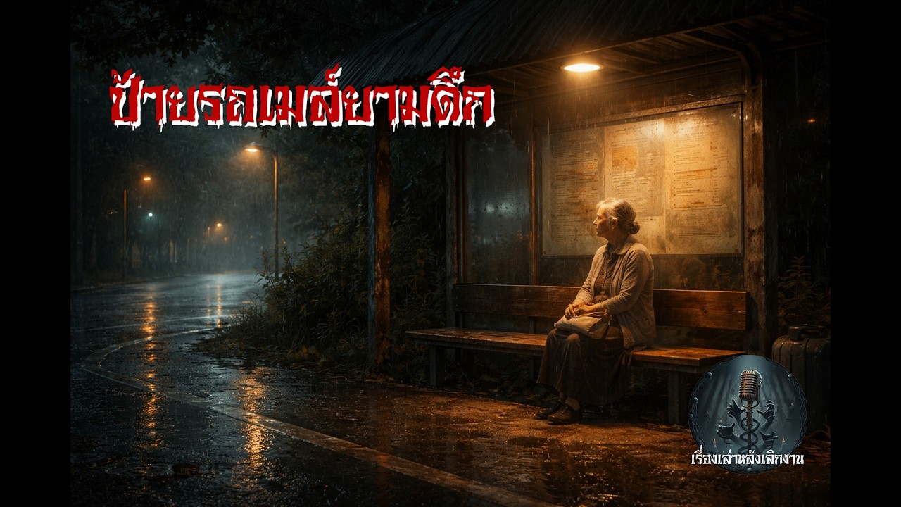 ป้ายรถเมล์ยามดึก