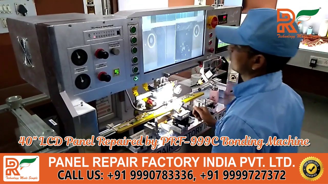 40 inch LCD Panel Repaired by PRF 999C Bonding Machine
