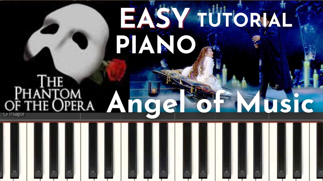 Angel of Music (Phantom of the Opera) EASY piano tutorial Faber 2B