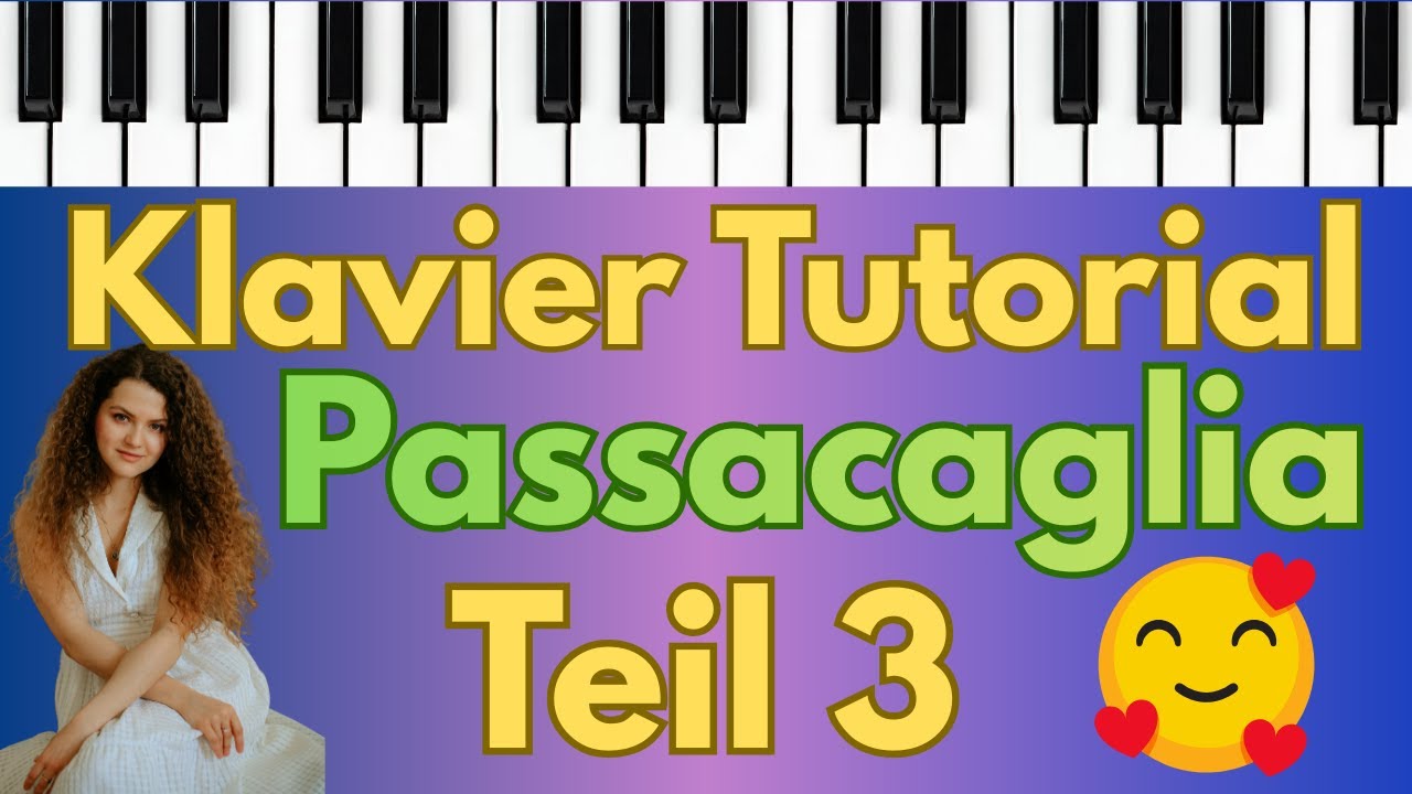 🎹 Passacaglia Händel ❤️ Rechte und Linke Hand zusammen 🎹 Piano-Tutorial (Takte 1–8)